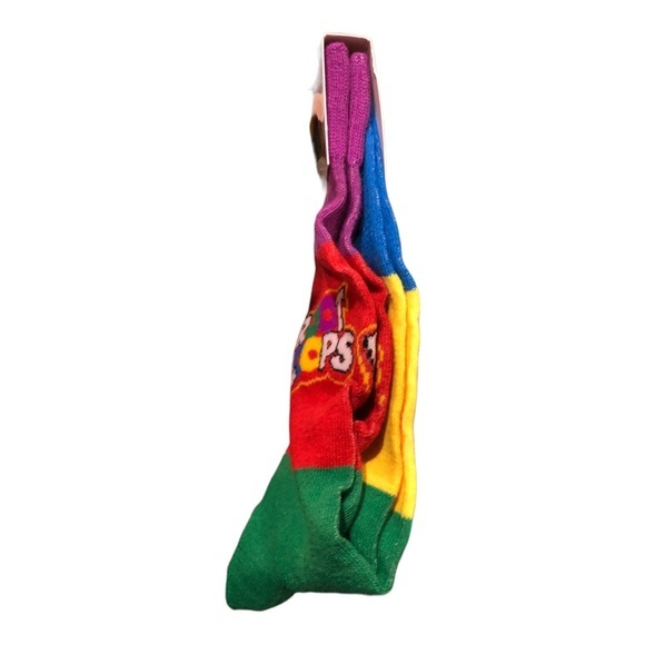 Buy 1 get 1 free! kellogg’s fruit loops crazy colorblock multicolor crew socks - Picture 2 of 16